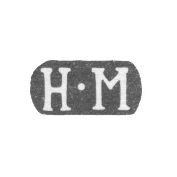 Claymo of an unknown master Leningrad - initials N-M - 1786-1793.