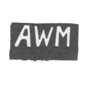 瓦尔德曼大师亚伯拉罕的污名 - 塔林 - 缩写“ AWM”  -  1756-1784。