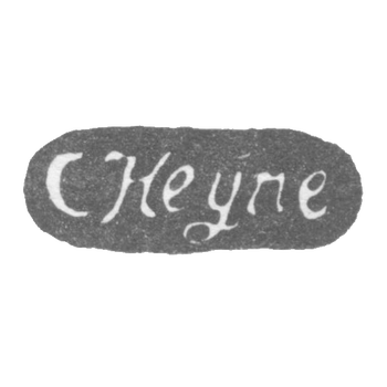Claymo Master Gaine Carl - Leningrad - initials C Heyne