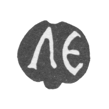 Claymo of an unknown master of Moscow - initials of L - 1736.