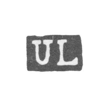 列宁格勒未知大师的克莱莫 - 首字母“UL” - 1834年.