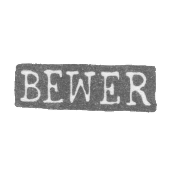贝弗特大师 约翰·赫尔曼 - 列宁格勒 - 首字母“BEWER”