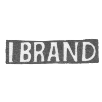Claymo Master Brandt Jacob Andreas - Rakver - Initiators I BRAND - 1850.