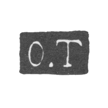 克莱莫大师图斯曼·奥托·弗雷德里克 - 列宁格勒 - “O.T”的首字母