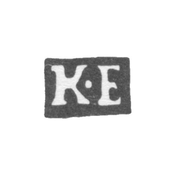 莫斯科未知大师的污名 - 缩写“ k -e”  -  18世纪的第二叶