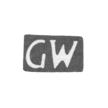 沃尔夫·乔治·威廉大师的污名 - 塔林 - 缩写“ GW”  -  1838-1882。