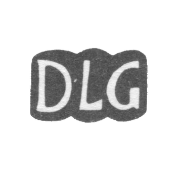 The stigma of the master Londgren Daniel - Tallinn - initials "DLG" - 1771-1783.