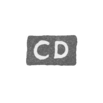 Клеймо мастера Дюхем Кретьен - Ленинград - инициалы "CD"