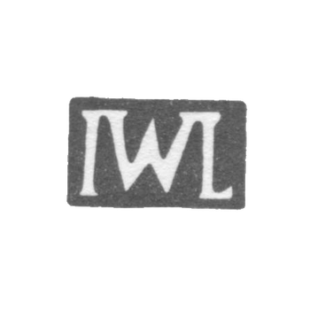 Клеймо мастера Лундберг Иоганн Вильгельм - Таллин - инициалы "IWL" - 1788-1806 гг.
