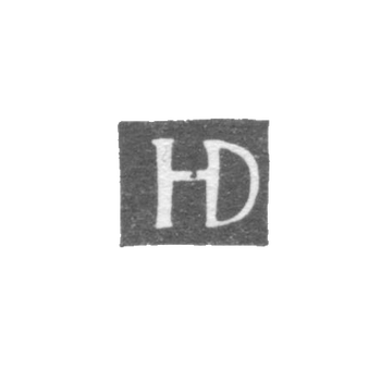 主dil Hanus(Dyla Hanus)的污名 - Vilna-首字母“ HD” - 1595-1630。