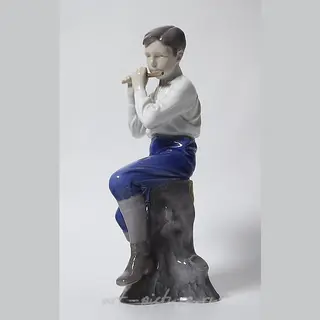 长笛演奏家。丹麦，哥本哈根，宾戈与格朗达尔