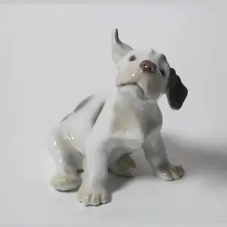 A puppy of the Sealyham Terrier. Denmark, Copenhagen, Bing & Grondahl.