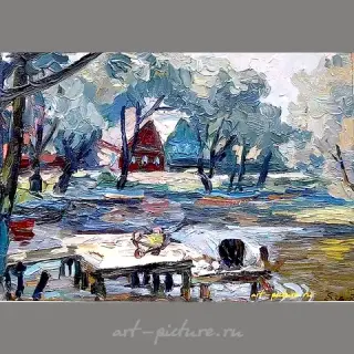 На реке