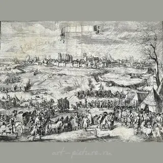 "Siege and conquest of Wismar by the Danish army in 1675, Romeyn de Hooge, 1675."