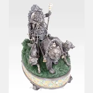 Cеребряная композиция, статуэтка Алексея Баранова "Леший"