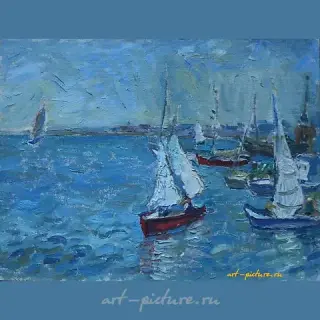 Montenegro. Cardboard, oil. 28 x 36 cm.