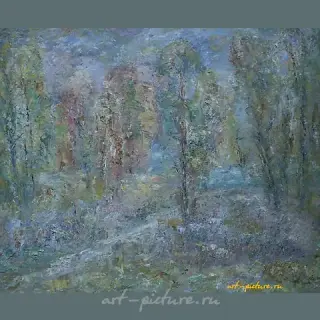 September. Cardboard, oil. 48 x 58 cm.