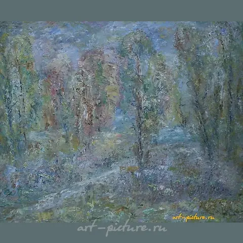 Сентябрь. Картон, масло. 48 х 58 см