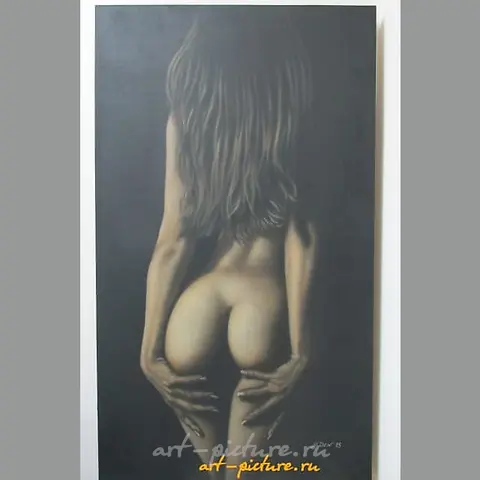 Temptation No. 3 Canvas, main technique airbrushing