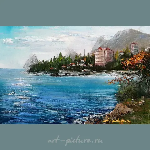 西梅兹的景色 油画，画布