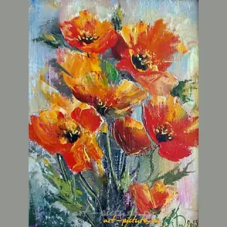 玛琪丙烯，画布