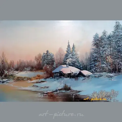 Хозяйство лесника масло,холст