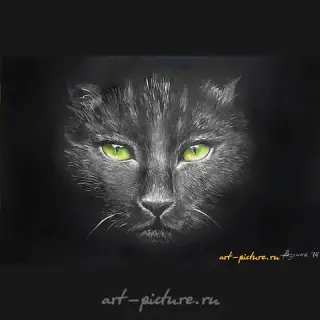 The translation of the text "Коть" акриль, акварельная бумага is "Cat" acrylic, watercolor paper.