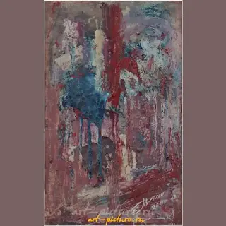 (The title) mixed media, board