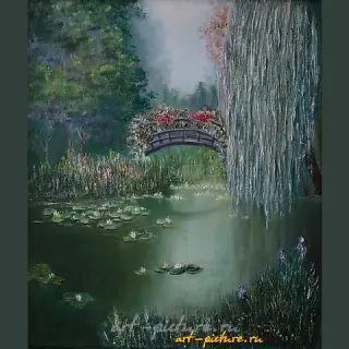 Пруд холст/масло 