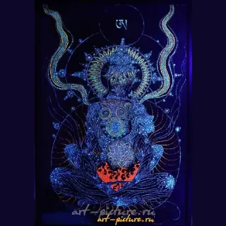 "Tantra fluorescent acrylic, plastic."