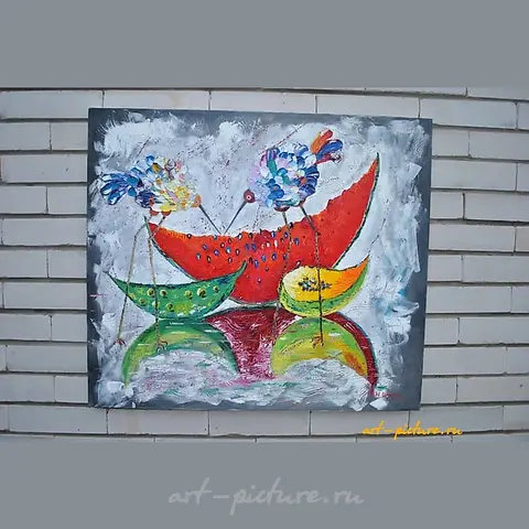 The translation of "Странные, Странные птицы Масло" into English is "Strange, Strange Birds Oil."