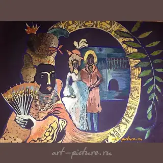 The translation of "Париж Гуашь" into English is "Paris Gouache."