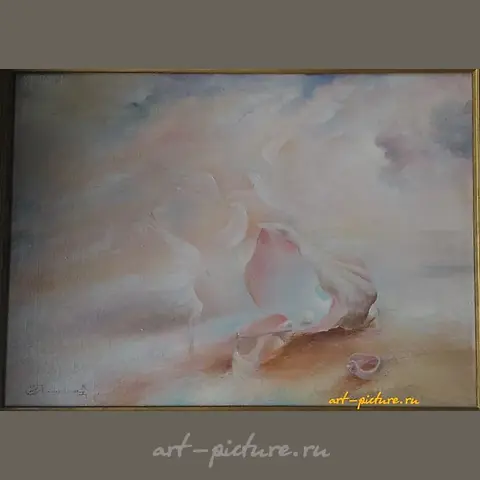 "Rhythms of the Sea, oil on canvas"