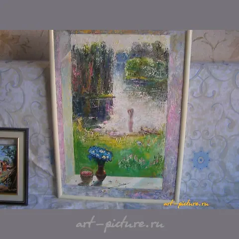 Still life of favorite flowers, canvas, oil.