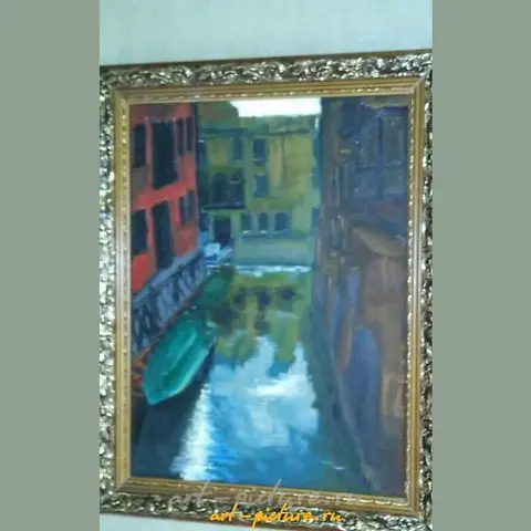 "Venice by Tarkovsky, Canvas, Oil"