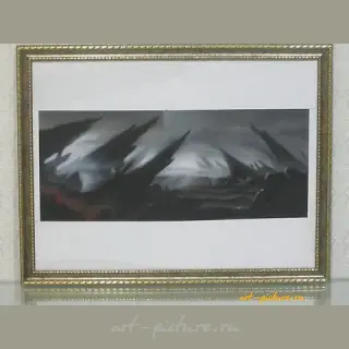 未知的喷墨画，纸张