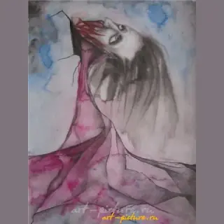 水彩，铅笔，水彩纸