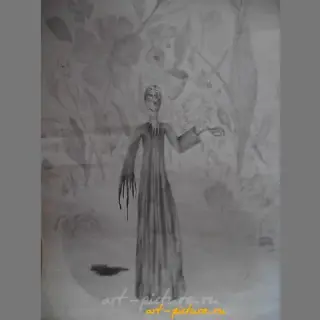 The translation of "Цветение бумага, карандаш" into English is "Blooming paper, pencil."