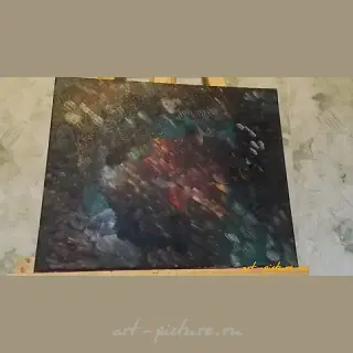 宇宙 油画，画布