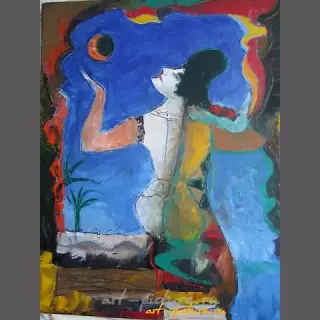 "Eclipse" (Canvas, oil)