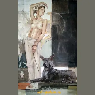 "Защита" масло, холст 