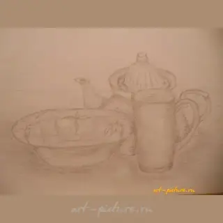 Натюрморт графика