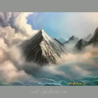 无标题油画，作者的多层次作品