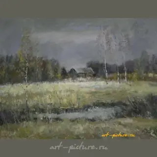 Поздняя осень. Холст, масло. 70 х 90 см