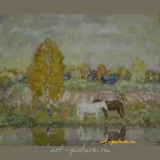 Бабье лето. Холст, масло. 70 х 90 см