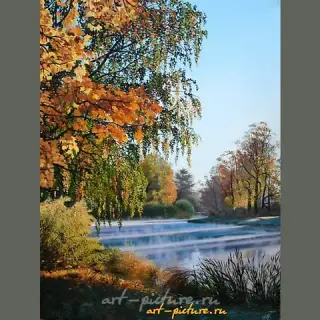 Утро туманное Масло,холст 