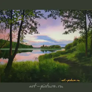 Островок масло, холст 