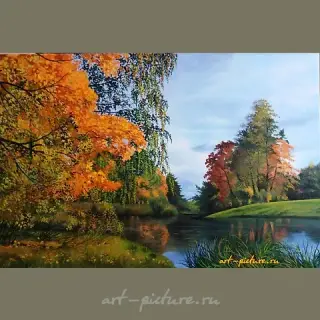 Золотая осень масло, холст 