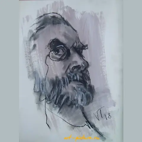 The translation of the text "портрет соус, картон" into English is "portrait sauce, cardboard". Please let me know if you need further assistance or context!