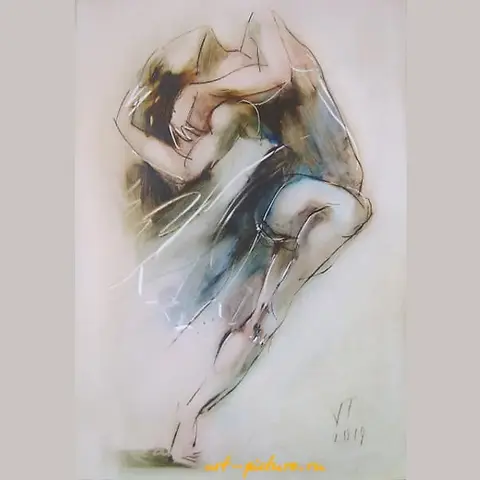 The translation of the text "В движении масло, картон" into English is "In motion: oil, cardboard."